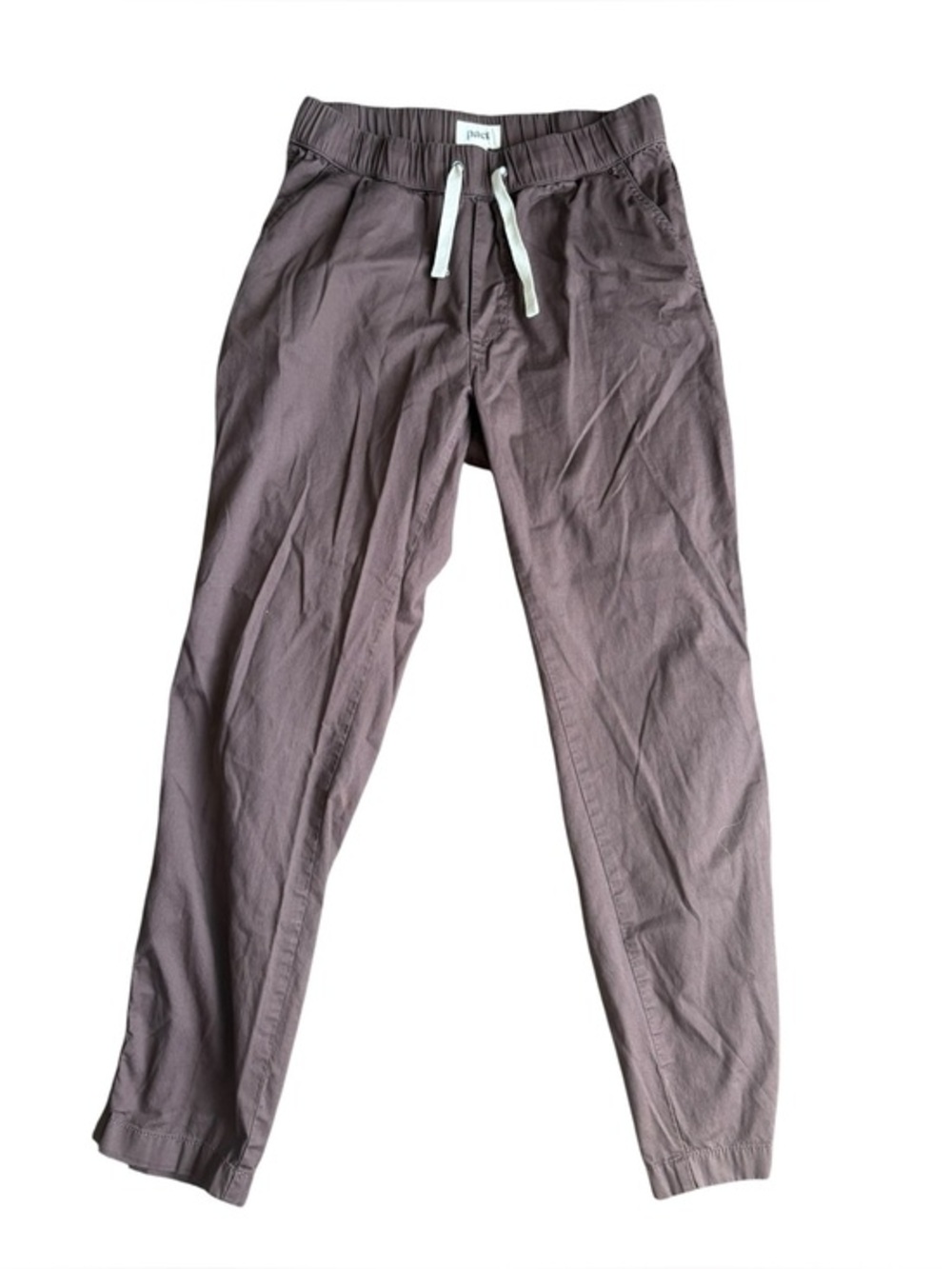 Pact
Pact Organic Brushed Twill straight leg size small.